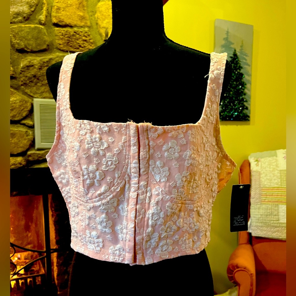 floral crop top
